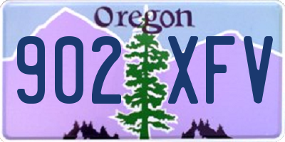 OR license plate 902XFV
