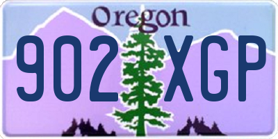 OR license plate 902XGP