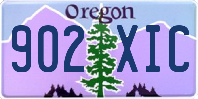 OR license plate 902XIC