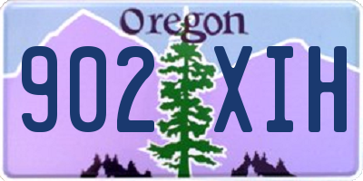 OR license plate 902XIH