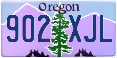OR license plate 902XJL