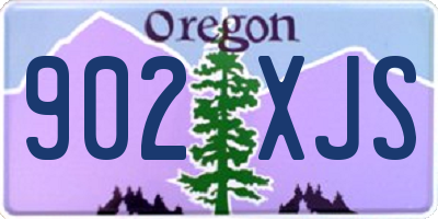OR license plate 902XJS