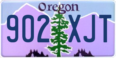 OR license plate 902XJT