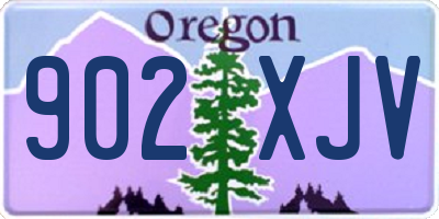 OR license plate 902XJV