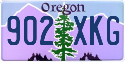 OR license plate 902XKG
