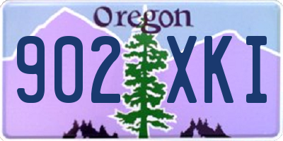 OR license plate 902XKI