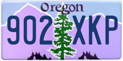 OR license plate 902XKP