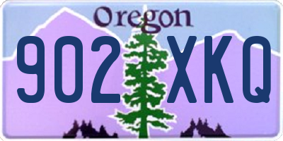 OR license plate 902XKQ