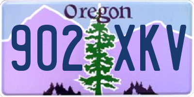 OR license plate 902XKV