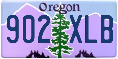 OR license plate 902XLB