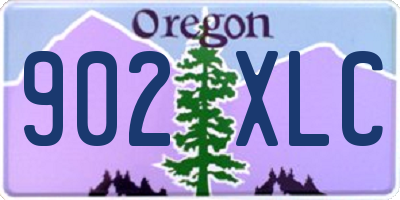 OR license plate 902XLC