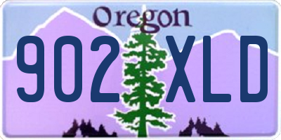 OR license plate 902XLD