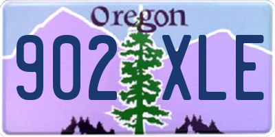 OR license plate 902XLE