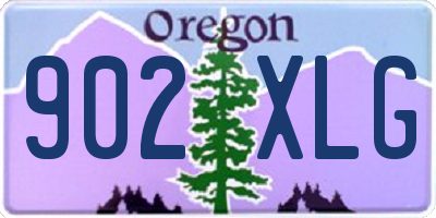 OR license plate 902XLG