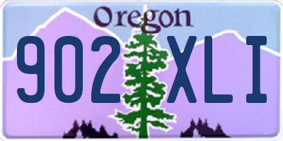 OR license plate 902XLI