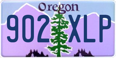OR license plate 902XLP