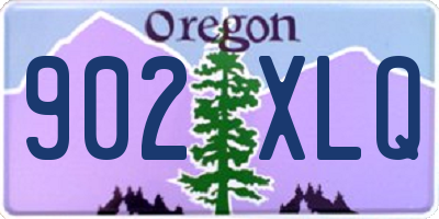 OR license plate 902XLQ