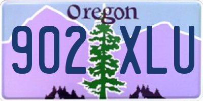 OR license plate 902XLU