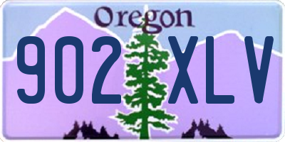 OR license plate 902XLV