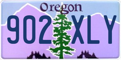 OR license plate 902XLY