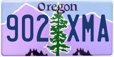 OR license plate 902XMA
