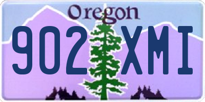 OR license plate 902XMI