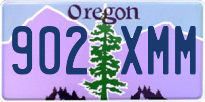 OR license plate 902XMM