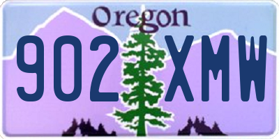 OR license plate 902XMW