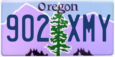 OR license plate 902XMY