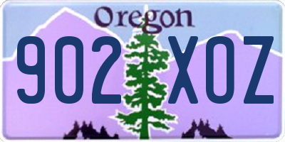 OR license plate 902XOZ