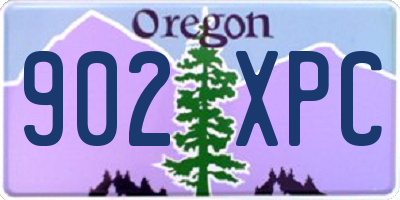 OR license plate 902XPC