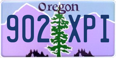 OR license plate 902XPI
