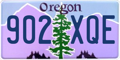 OR license plate 902XQE