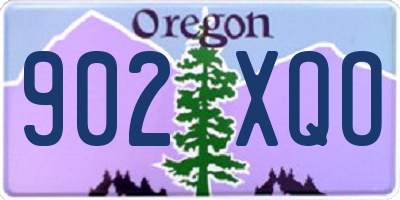 OR license plate 902XQO