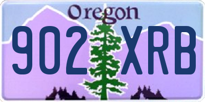 OR license plate 902XRB