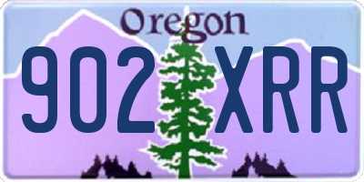 OR license plate 902XRR
