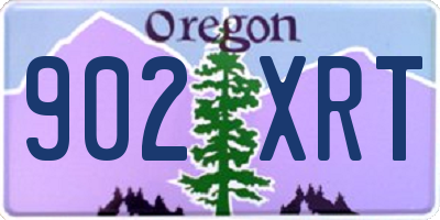 OR license plate 902XRT