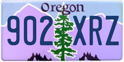 OR license plate 902XRZ