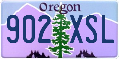OR license plate 902XSL