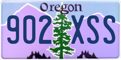 OR license plate 902XSS