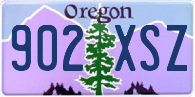 OR license plate 902XSZ