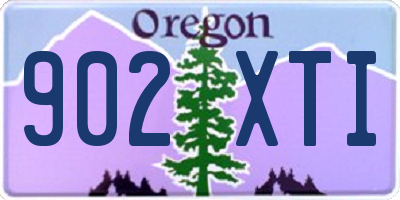 OR license plate 902XTI