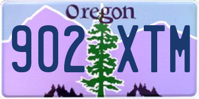 OR license plate 902XTM