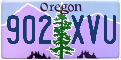 OR license plate 902XVU