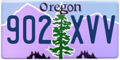 OR license plate 902XVV