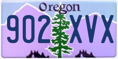 OR license plate 902XVX