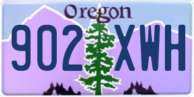 OR license plate 902XWH