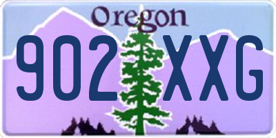 OR license plate 902XXG