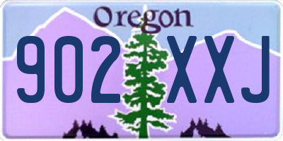 OR license plate 902XXJ