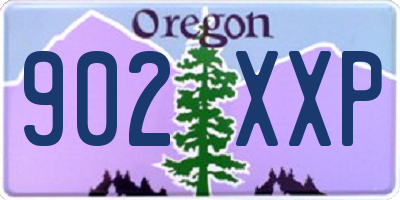 OR license plate 902XXP